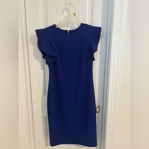 blue Calvin Klein dress